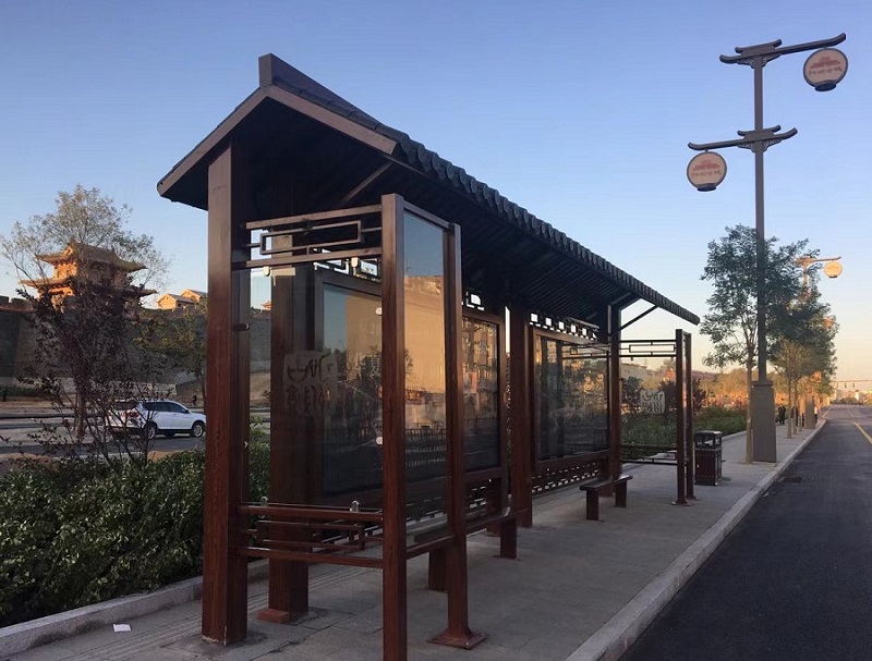 候車亭實景 候車亭實景