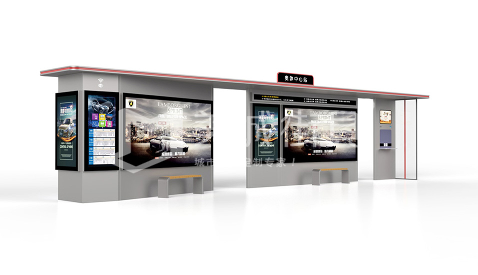 成品智慧公交候車(chē)亭 成品智慧公交候車(chē)亭