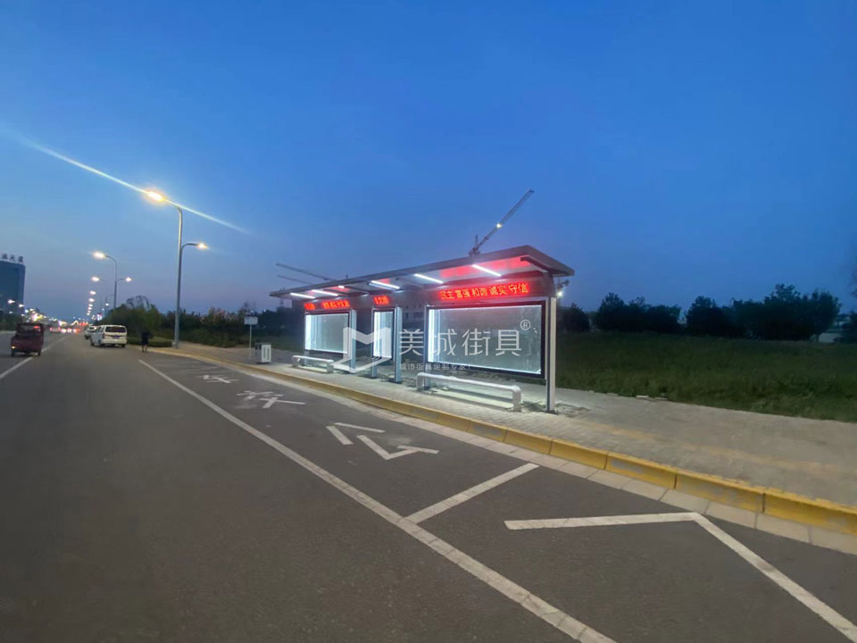 公交候車亭實(shí)景圖 公交候車亭實(shí)景圖
